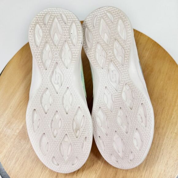 Skechers Go Step Light Washable Knit Tie Dye Slip On Sneakers Mint Green Women 6 - Picture 8 of 11